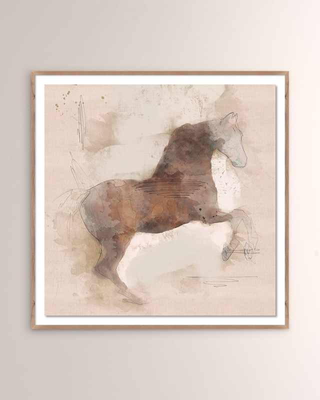 "Gallop" Framed Giclee by Coup D'Esprit